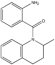 2-[(2-methyl-1,2,3,4-tetrahydroquinolin-1-yl)carbonyl]aniline Struktur