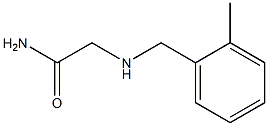 2-[(2-methylbenzyl)amino]acetamide Struktur