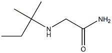 2-[(2-methylbutan-2-yl)amino]acetamide Struktur