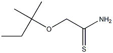 2-[(2-methylbutan-2-yl)oxy]ethanethioamide Struktur