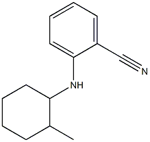 2-[(2-methylcyclohexyl)amino]benzonitrile Struktur