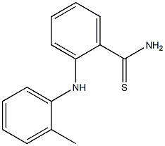 2-[(2-methylphenyl)amino]benzene-1-carbothioamide Struktur