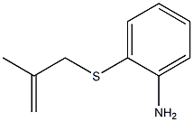 2-[(2-methylprop-2-enyl)thio]aniline Struktur