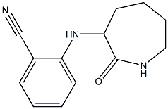 2-[(2-oxoazepan-3-yl)amino]benzonitrile Struktur