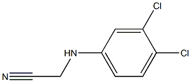 2-[(3,4-dichlorophenyl)amino]acetonitrile Struktur