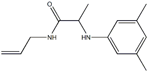 2-[(3,5-dimethylphenyl)amino]-N-(prop-2-en-1-yl)propanamide Struktur