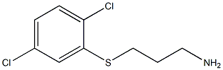 2-[(3-aminopropyl)sulfanyl]-1,4-dichlorobenzene Struktur