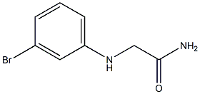 2-[(3-bromophenyl)amino]acetamide Struktur