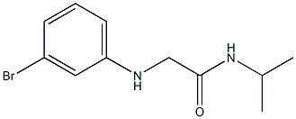 2-[(3-bromophenyl)amino]-N-(propan-2-yl)acetamide Struktur