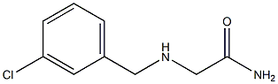 2-[(3-chlorobenzyl)amino]acetamide Struktur