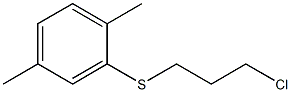 2-[(3-chloropropyl)sulfanyl]-1,4-dimethylbenzene Struktur