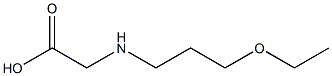 2-[(3-ethoxypropyl)amino]acetic acid Struktur