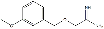 2-[(3-methoxybenzyl)oxy]ethanimidamide Struktur