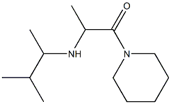 2-[(3-methylbutan-2-yl)amino]-1-(piperidin-1-yl)propan-1-one Struktur