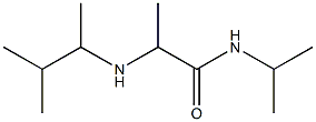 2-[(3-methylbutan-2-yl)amino]-N-(propan-2-yl)propanamide Struktur