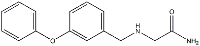 2-[(3-phenoxybenzyl)amino]acetamide Struktur