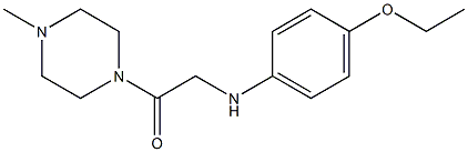 2-[(4-ethoxyphenyl)amino]-1-(4-methylpiperazin-1-yl)ethan-1-one Struktur