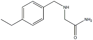 2-[(4-ethylbenzyl)amino]acetamide Struktur