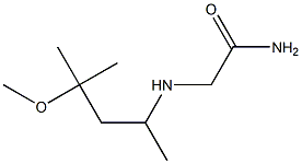 2-[(4-methoxy-4-methylpentan-2-yl)amino]acetamide Struktur