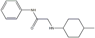 2-[(4-methylcyclohexyl)amino]-N-phenylacetamide Struktur