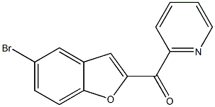 2-[(5-bromo-1-benzofuran-2-yl)carbonyl]pyridine Struktur