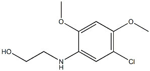 2-[(5-chloro-2,4-dimethoxyphenyl)amino]ethan-1-ol Struktur