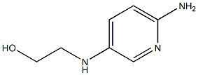 2-[(6-aminopyridin-3-yl)amino]ethan-1-ol Struktur