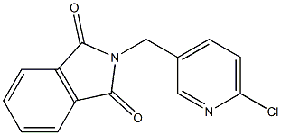 2-[(6-chloropyridin-3-yl)methyl]-2,3-dihydro-1H-isoindole-1,3-dione Struktur