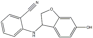 2-[(6-hydroxy-2,3-dihydro-1-benzofuran-3-yl)amino]benzonitrile Struktur