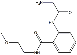 2-[(aminoacetyl)amino]-N-(2-methoxyethyl)benzamide Struktur