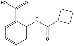 2-[(cyclobutylcarbonyl)amino]benzoic acid Struktur