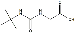 2-[(tert-butylcarbamoyl)amino]acetic acid Struktur