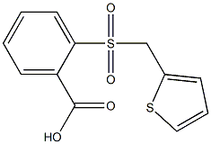 2-[(thien-2-ylmethyl)sulfonyl]benzoic acid Struktur