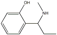 2-[1-(methylamino)propyl]phenol Struktur