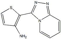 2-[1,2,4]triazolo[4,3-a]pyridin-3-ylthien-3-ylamine Struktur