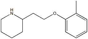 2-[2-(2-methylphenoxy)ethyl]piperidine Struktur