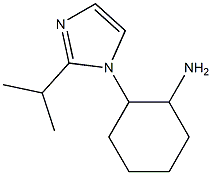 2-[2-(propan-2-yl)-1H-imidazol-1-yl]cyclohexan-1-amine Struktur