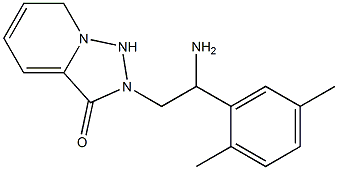 2-[2-amino-2-(2,5-dimethylphenyl)ethyl]-2H,3H-[1,2,4]triazolo[3,4-a]pyridin-3-one Struktur