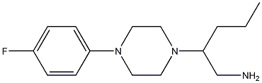 2-[4-(4-fluorophenyl)piperazin-1-yl]pentan-1-amine Struktur