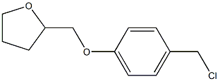 2-[4-(chloromethyl)phenoxymethyl]oxolane Struktur