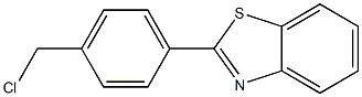 2-[4-(chloromethyl)phenyl]-1,3-benzothiazole Struktur