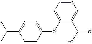 2-[4-(propan-2-yl)phenoxy]benzoic acid Struktur