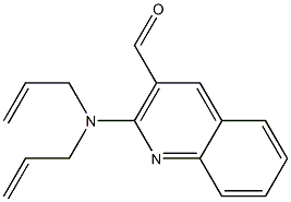 2-[bis(prop-2-en-1-yl)amino]quinoline-3-carbaldehyde Struktur