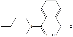 2-[butyl(methyl)carbamoyl]benzoic acid Struktur