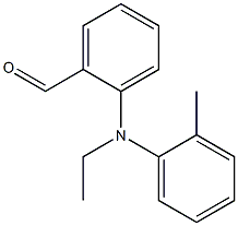 2-[ethyl(2-methylphenyl)amino]benzaldehyde Struktur