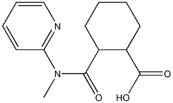 2-[methyl(pyridin-2-yl)carbamoyl]cyclohexane-1-carboxylic acid Struktur