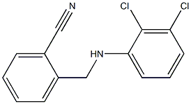 2-{[(2,3-dichlorophenyl)amino]methyl}benzonitrile Struktur