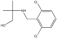 2-{[(2,6-dichlorophenyl)methyl]amino}-2-methylpropan-1-ol Struktur