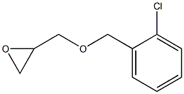 2-{[(2-chlorophenyl)methoxy]methyl}oxirane Struktur