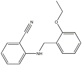 2-{[(2-ethoxyphenyl)methyl]amino}benzonitrile Struktur